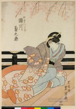  Utagawa Pintura al %c3%b3leo - El actor kabuki Segawa Kikunojo v como Okuni Gozen 1825 Utagawa Toyokuni japonés